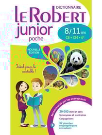 Dictionnaire le robert junior poche - 8/11 ans (édition 2016)