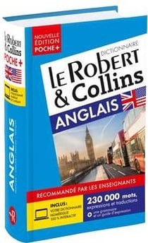 Dictionnaire le Robert & Collins poche+ anglais