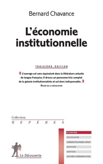 L'économie institutionnelle (3e édition)