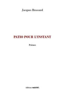 Patio pour l'instant