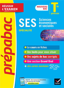 Prépabac réussir l'examen : SES - terminale générale, spécialité (édition 2020/2021)
