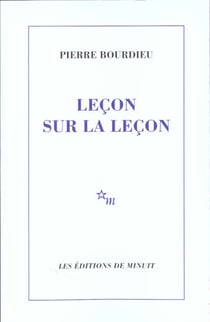 Leçon sur la leçon