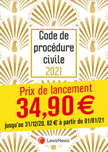 Code de procédure civile - jaquette paons (édition 2021)