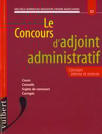 Concours administratifs categorie c t.32 concours adjoint administratif