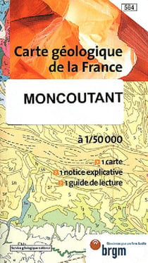 Carte géologique de la France - Moncoutant