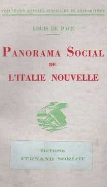 Panorama social de l'italie nouvelle