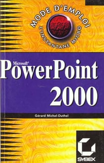 Powerpoint 2000 mode d'emploi