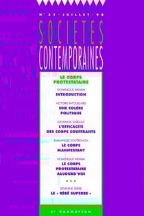 Societes contemporaines n.31 - le corps protestataire