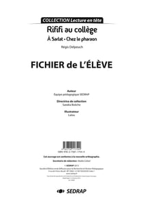 Rififi au collège - à Sarlat - chez le pharaon