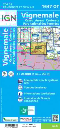 1647OT : Vignemale, Ossau, Arrens, Cauterets, parc national des Pyrénées