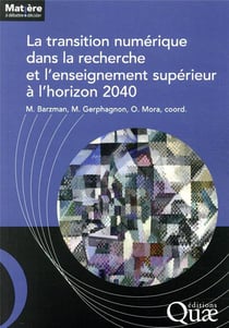 La transition numérique dans la recherche et l'enseignement supérieur à l'horizon 2040
