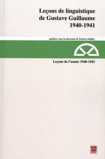 Lecons de linguistique de gustave guillaume v. 26
