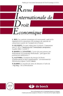 Revue internationale de droit economique