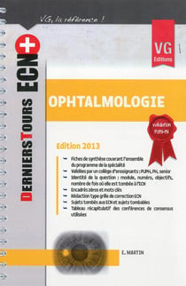 Ecn + derniers tours ophtalmologie edition 2013