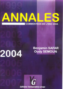 Annales commentées de l'eenc 2004