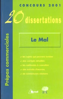 Le mal - 20 dissertations