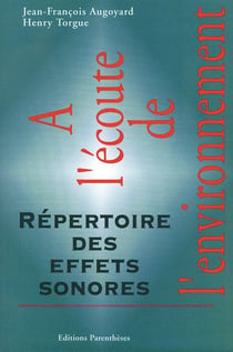 A l'ecoute de l'environnement