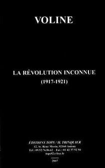 La révolution inconnue (1917-1921) (NED 2013)