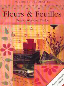 Pochoirs decoratifs, fleurs et feuilles