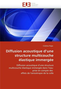 Diffusion acoustique d'une structure multicouche elastique immergee