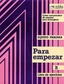 Para empezar b (unites 8 a 14) - cahier d'activites