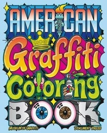 American graffiti coloring book