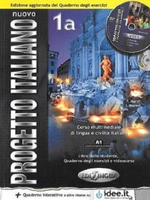 Nuovo progetto italiano / 1 (a1-a2) / 1a (a1)  eleve+ex+cd+dvd