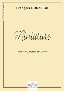 Miniature pour flûte, hautbois et clavecin