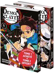 Demon slayer : coffret Tomes 1 et 2