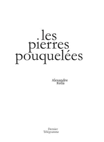 Les pierres pouquelées