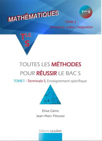 Mathématiques - terminale S, enseignement spécifique - toutes les méthodes pour réussir le bac S Tome 1