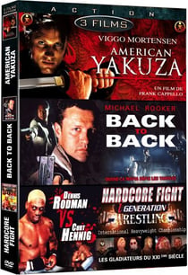 Action - Coffret 3 films : American Yakuza + American Yakuza 2 - Back to Back + Hardcore Fight