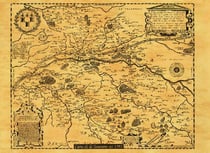 TOURAINE & LE VAL DE LOIRE 1592 50 CM X 38 CM