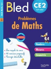 CAHIERS BLED : problèmes de maths - CE2