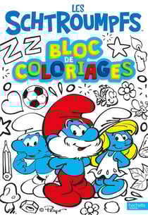 Les schtroumpfs-bloc de coloriages