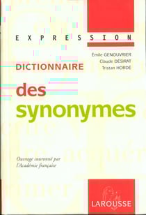 Dictionnaire des synonymes