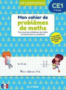 Mon cahier de problèmes de maths - CE1