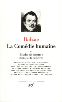 La comédie humaine Tome 2