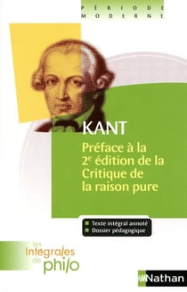 Kant - préface à la 2e édition de la critique e la raison pure