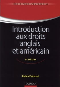 Introduction aux droits anglais et américain - 5e édition