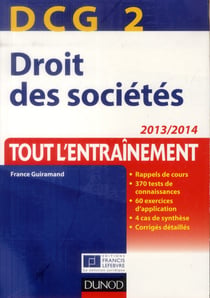 DCG 2 - droit des sociétés - tout l'entraînement (6e édition)