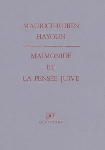 Maimonide et la pensée juive