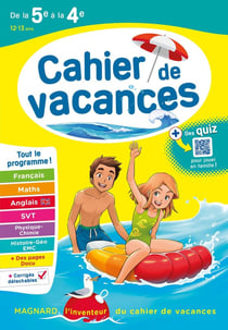 Cahier de vacances : de la 5e vers la 4e (édition 2023)