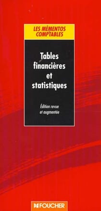 Tables financieres et statistiques
