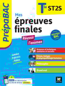 Prépabac : Mes épreuves finales - Terminale ST2S - Fiches et annales