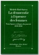 La démocratie à l'épreuve des femmes