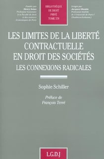 Limites de la liberte contractuelle en droit des societes (les)