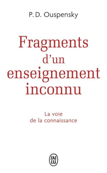Fragments d'un enseignement inconnu