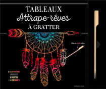 Tableaux attrapes-rêves à gratter - 6 illustrations oniriques à gratter et à encadrer