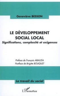 Le développement social local - significations, complexité et exigences